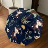 1PC Monkey Banana Umbrella-8-Rib Reinforced, Automatic Open, Lightweight & Durable, Cute Fashion Accessory for Outdoor-T359