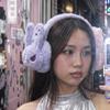 Plush Bunny Winter Ear Warmers Soft Fluffy Fuzzy Ear Protection Cozy Wounded Rabbit Earmuffs  Gift