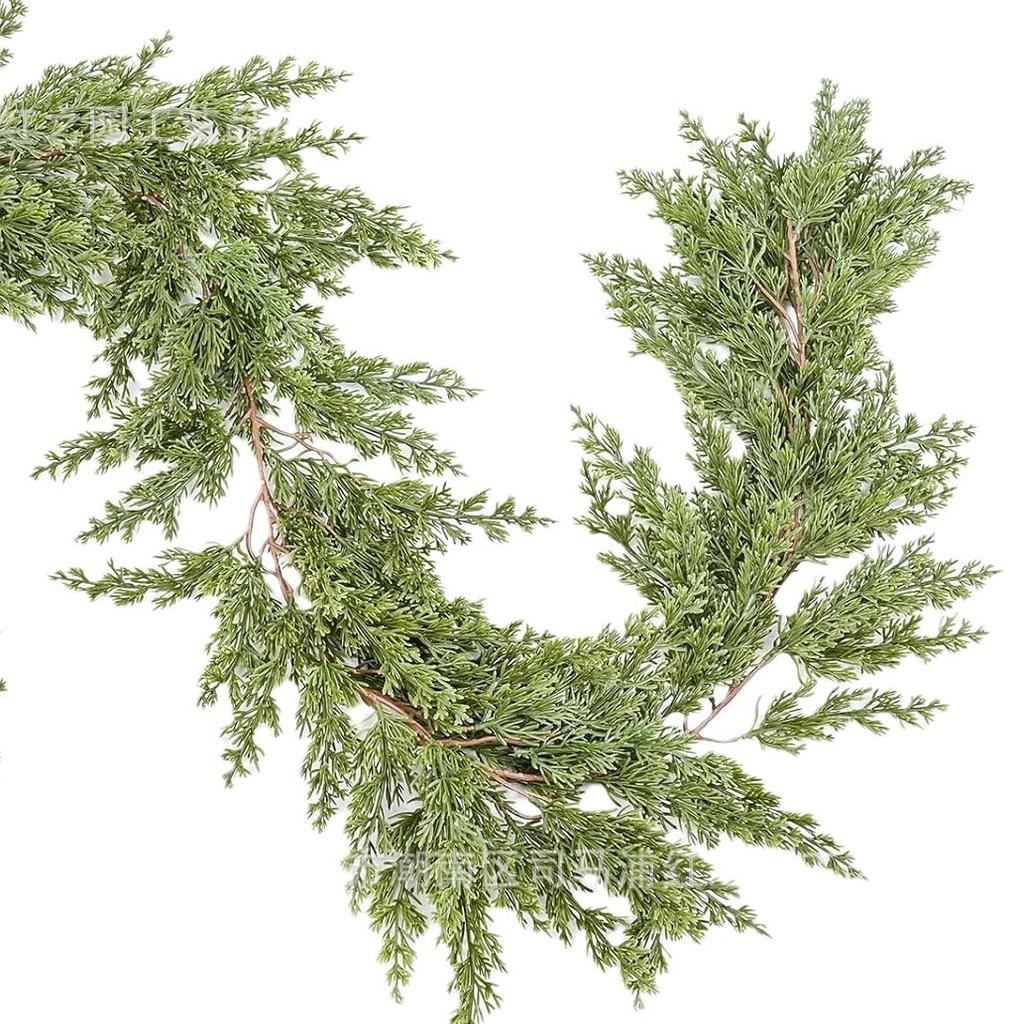 Pine And Cypress 195Cm Artificial Pine And Cypress Rattan Home Decoration Christmas Green Plants