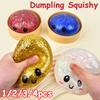 Hot Simulation Flash Dumpling Pressure Ball Slow Rebound Soft Pinch Decompression Baozi Modeling Stress Relief Toy Birthday Gift