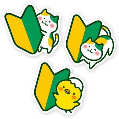 Beginner Mark, For Motorcycles, Cars, Cat Chick, Design, Sticker, Present, New Job, High School