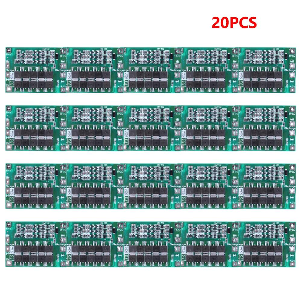 3S/4S 5A 10A 20A 40A 60A Li-ion Lithium Battery Charger Protection Board 18650 BMS For Drill Motor with Standard/Enhance/Balance