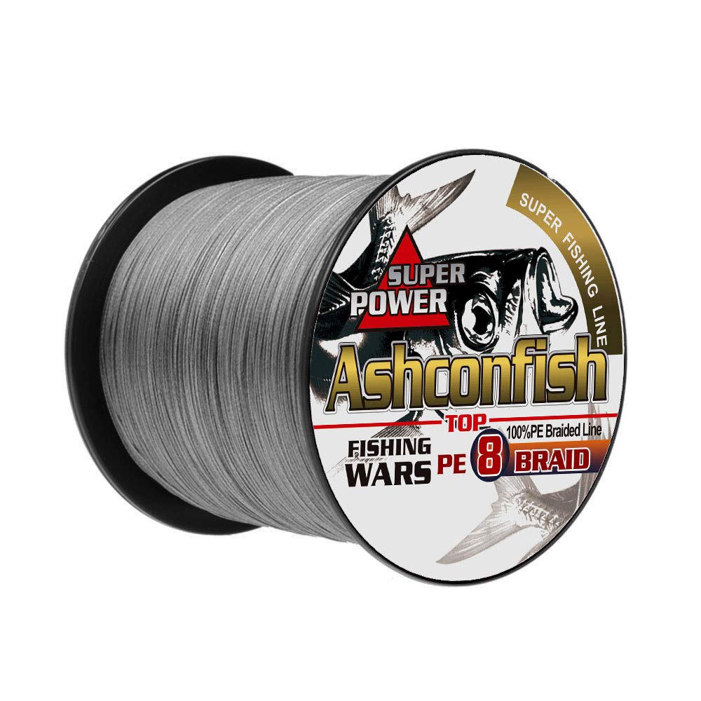 Ashconfish PE Line, 8-strand, Fishing Line, 500m (0.4, 0.6, 0.8, 1, 1.2, 1.5, 2, 3, 3.5, 4, 4.5, 5, 6, 7, 8, 9, 10) High Strength, High Sensitivity, L