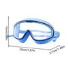 Kids Swimming Goggles Large Frame No Leaking Waterproof Wide View Clear Vision Anti-Fog Anti-UV Quick Adjustable Child Age 3-15