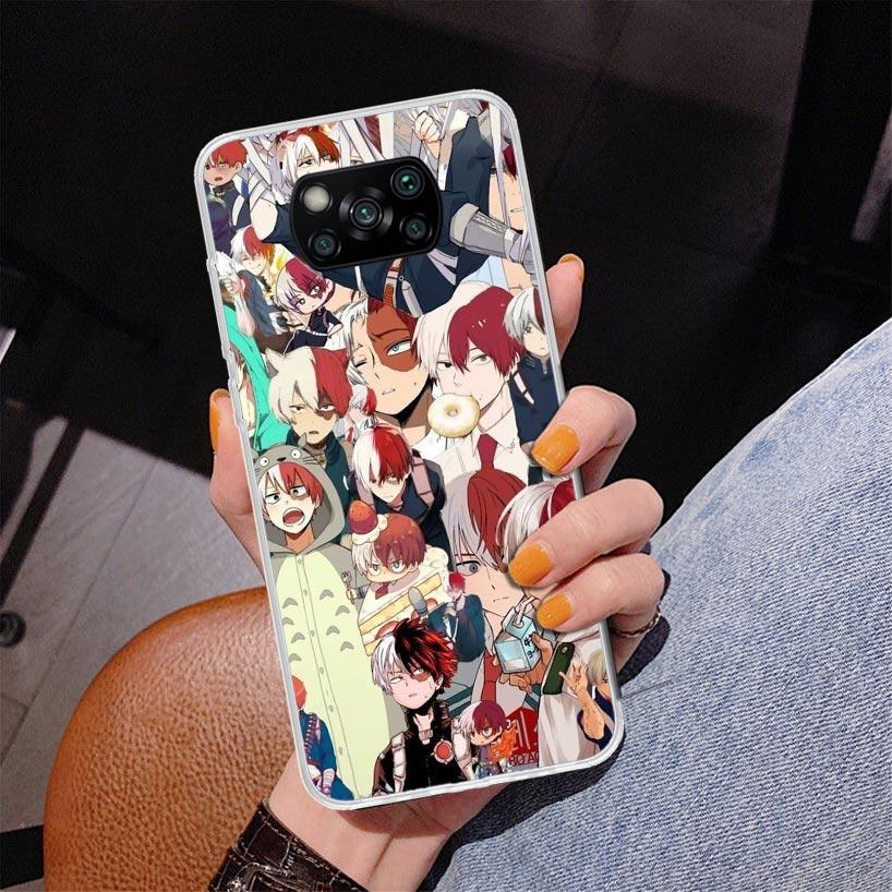 My Hero Todoroki Shoto Phone Case For Xiaomi Poco X7 X6 X5 Pro F7 Ultra Redmi 15C 15 13C 13 12C 12 10 10A 10C 9 9A 9C 9T Cover P