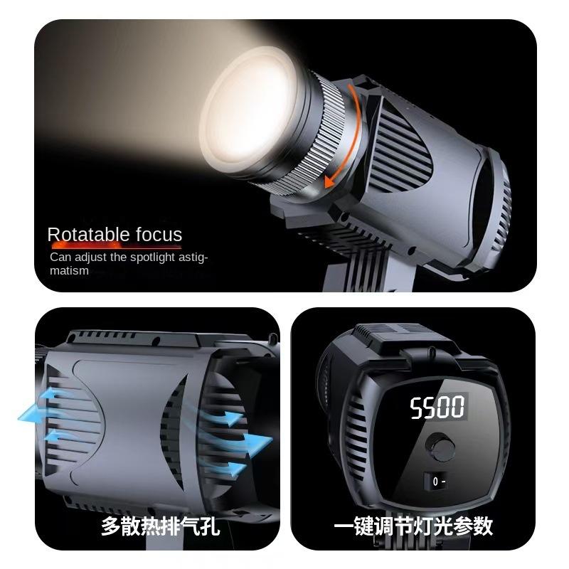 Live Short-Sighted Band Goods Beauty Hair Lamp Gourmet Jewelry Spotlight Professional Studio Fill Light Remote Control 110-240V