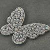 DIY Phone Case Accessory Alloy Butterfly Charm with Beads Rhinestone Decoration Handmade Crafts
