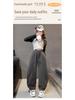 Pantaloni della tuta autunnali alla moda per ragazze - Stile 2025 per bambini: Pantaloni casual versatili con risvolto per primavera e autunno