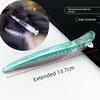 New Large Hair Clip with Extended Length for Hair Cutting and Sectioning, Crystal Non-Marking Clip, Professional Clip for Hairdressers