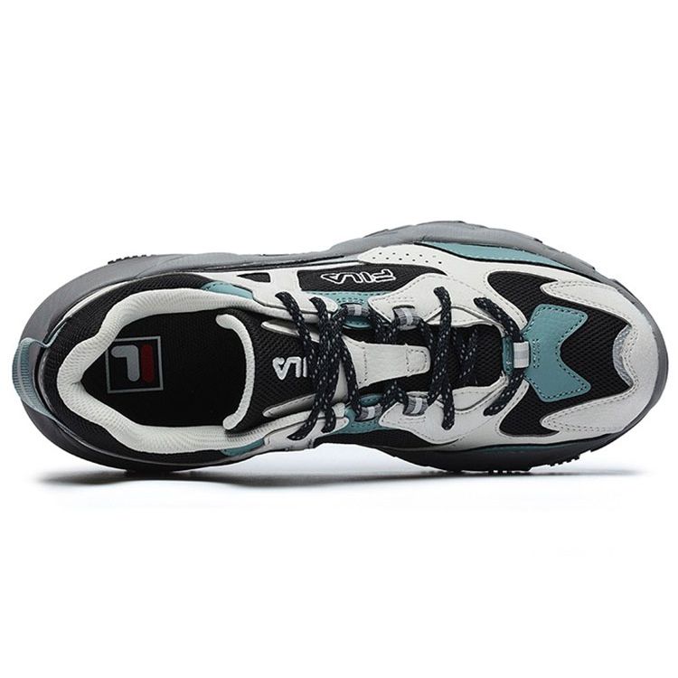 FILA Predator 2 Fabric Synthetic Leather Sports Retro Low-Top Lifestyle Casual Shoes Men sneakers Caviar-Gray F12M232140FCA