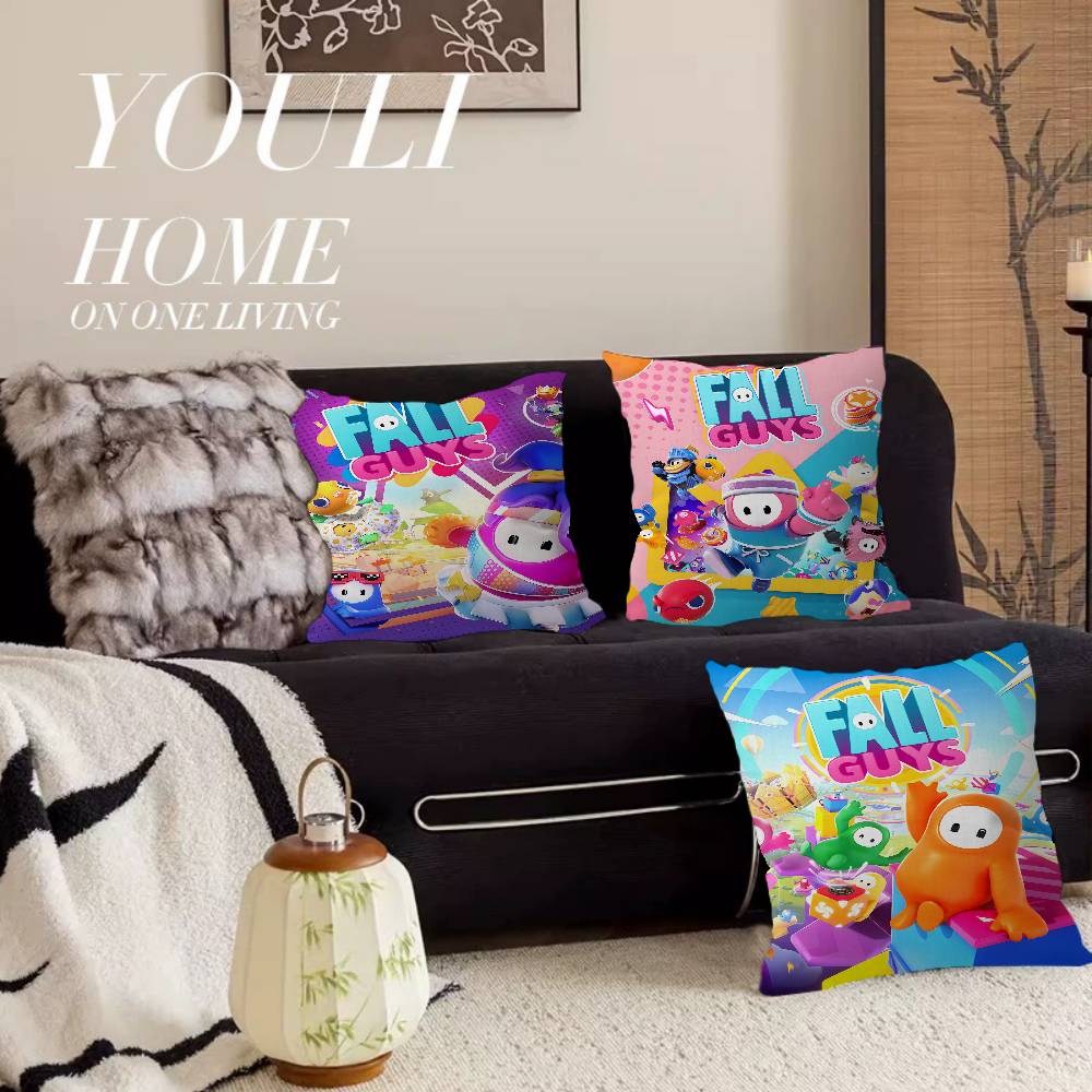 Fall Guys Kissen Geschenk Home Office Dekoration Schlafzimmer Sofa Auto Kissenbezug Hülle x