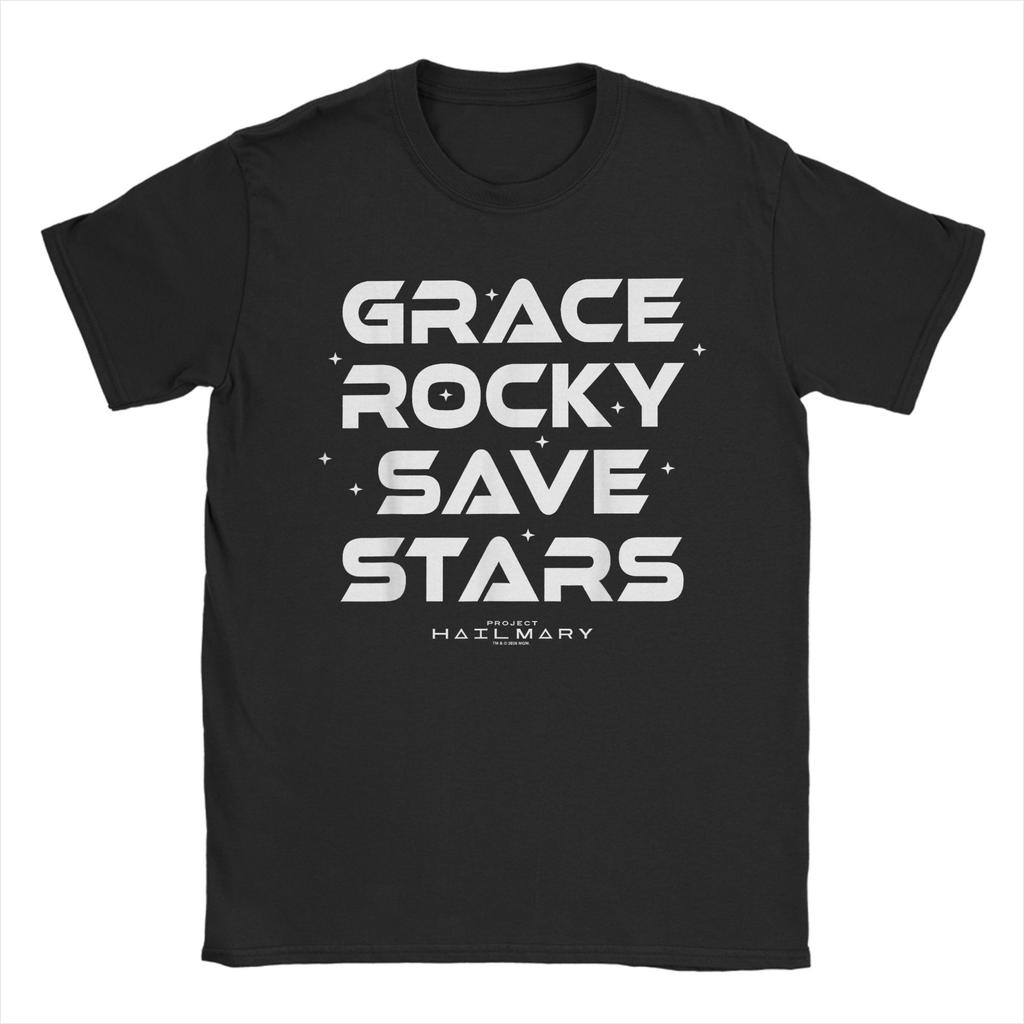 Rockys Amaze Project Hail Mary TShirt Unisex Unisex Vintage 100 Cotton Tees O Neck Short Sleeve T Shirt Plus Size Clothing