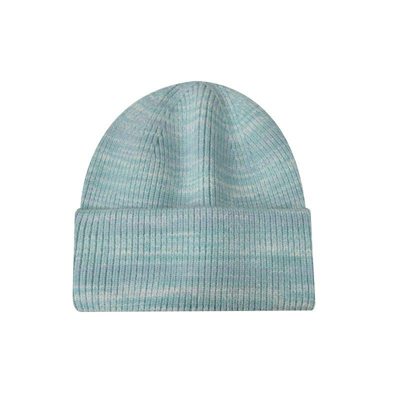 

Autumn Winter Hat Men s Section Dyed Dehaired Angora Covering Yarn Knitted Hat Women s Thickened Heattech Double Flanging Woolen Cap Sleeve Cap Q312 hat One size