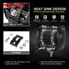 2PCS LED Light Bar Tow Hitch Hook Lights Bar 4x4 Off Road Ditch Lamp Spotlights Holder 12-24V Headlights for Truck Tractor Atv
