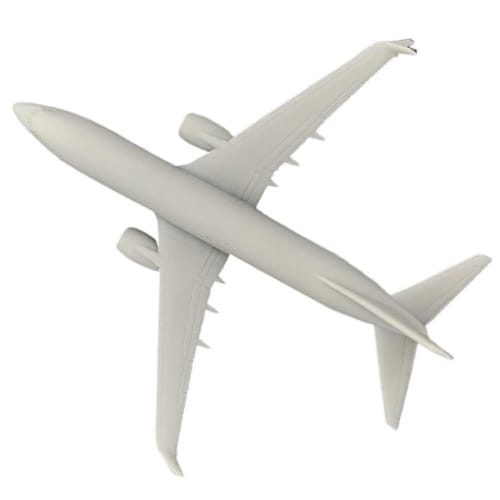 Military Model USA 737 MAX 8 Airliner with Panel Lines for Collection and Display (1/700 (56mm))