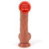 Premium Silicone Vibrating Dildo - Telescopic & Swaying Self-Pleasurer