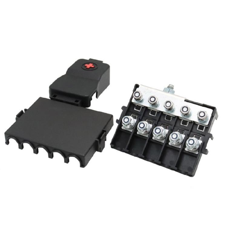 5 Slot 3 Slot Automotive Fuses Holder For Marine Car Electrical System Shockproof Plastic Housing Overcurrent Protection