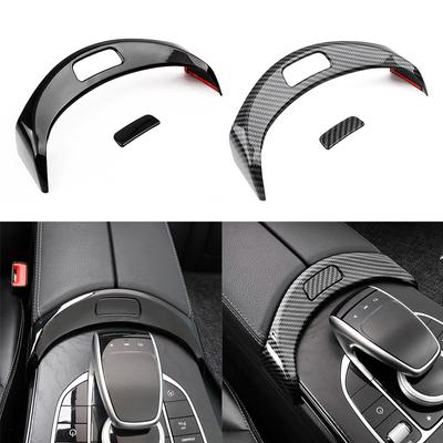 Car Center Console Armrest Storage Box Button Cover Trim for Mercedes Benz W205 C180 C200 C250 C300 X253 GLC250 GLC300 GLC350e