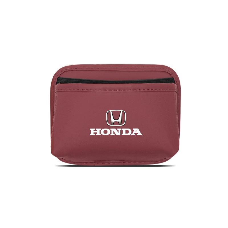 Car Organizer Pocket Bag Cards Phone Key Paste Bag Interior Accessories For Honda Jazz HRV CRZ 5th City CRXCivic FIT CRV Accord ajt256