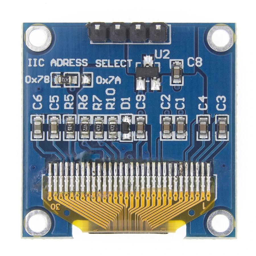 0.96 Inch OLED Display Module White/Blue/Yellow/DualColour SSD1315 128X64 4Pin IIC I2C Serial 12864 LCD Screen Board For Arduino