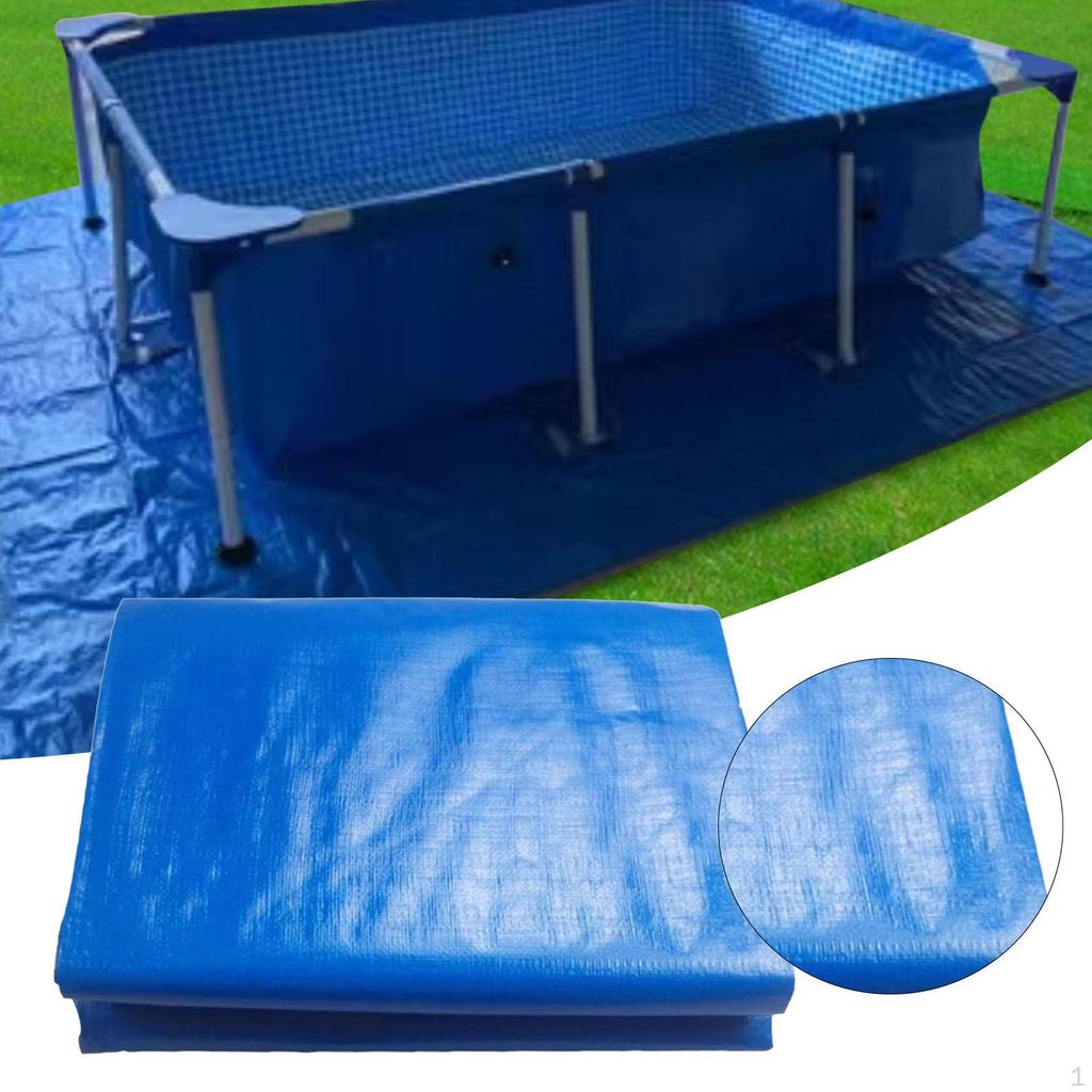 Pooler ovan jord Dukskydd Tarp Heavy Duty Supplies Tillbehör Poolmatta Pad