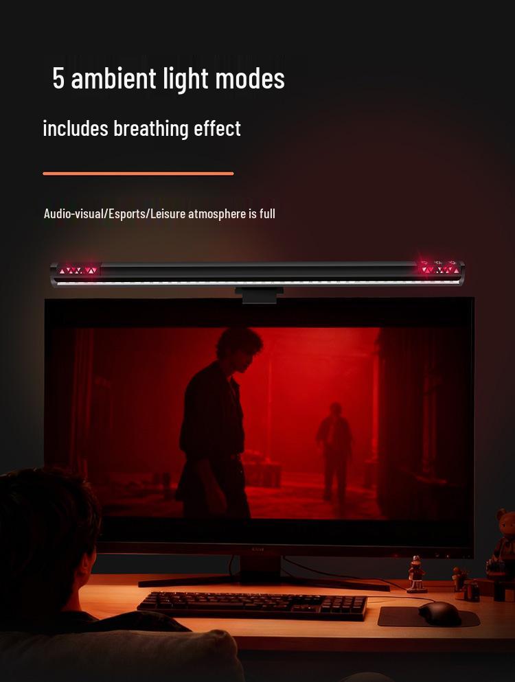 Vollspektrum LED Schreibtischlampe mit Blendschutz, Ra95 Hohe Farbwiedergabe und Augenschutz