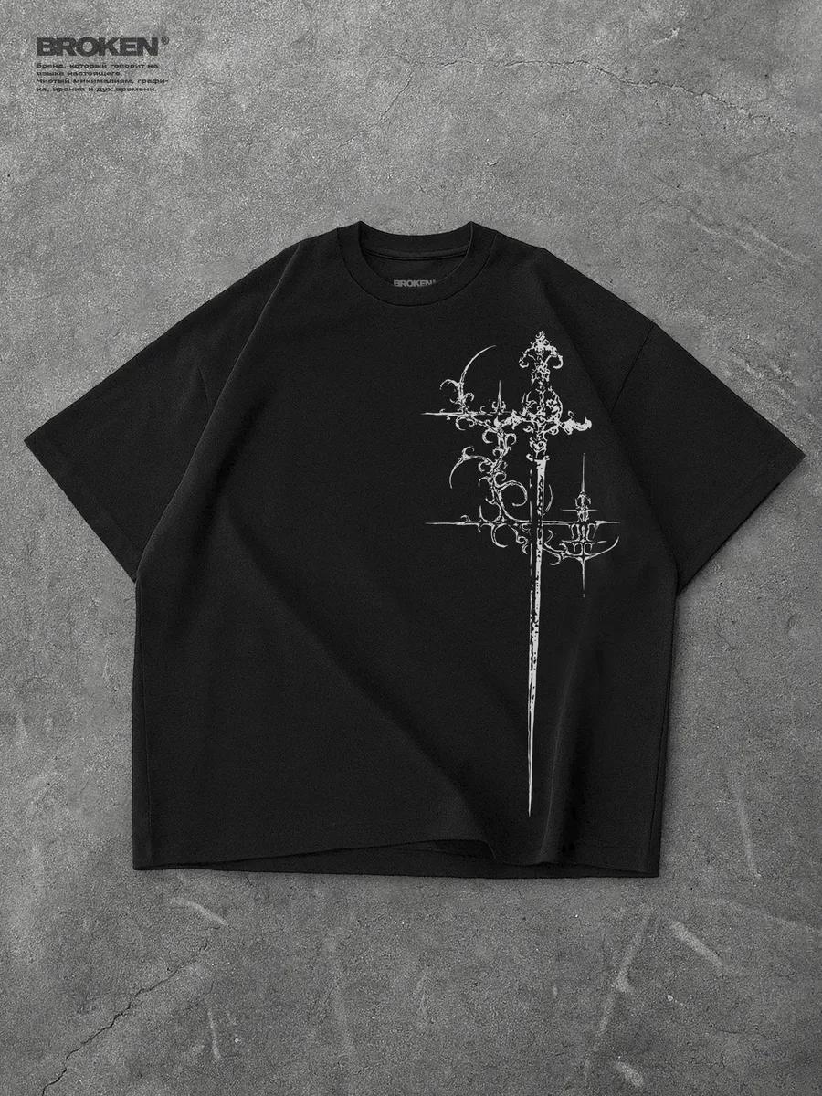 

Number 14 print T-shirt 4XL