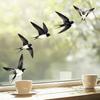 Spring-themed Swallow Glass Stickers for Bedroom, Living Room and Balcony Windows Decoration
