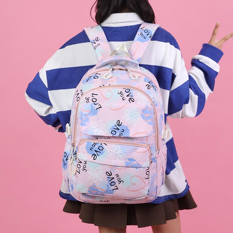 Cute and Fresh Schoolbag for Girls, An Instagram Japanese-style Creative Large-capacity Backpack for Junior and Senior High School Students