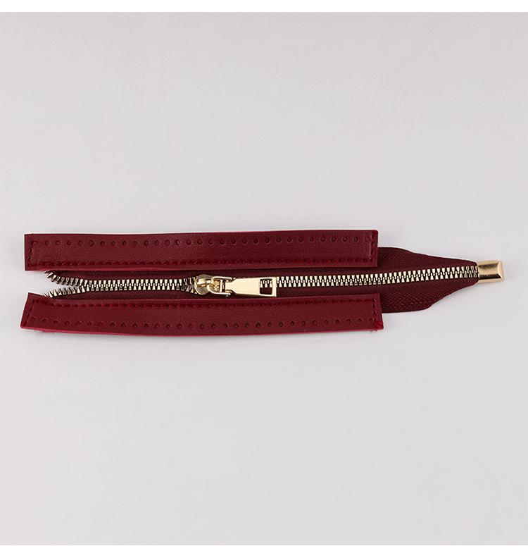 18cm Metal Teeth Zipper for DIY Handmade Bags - Coral Fleece Mesh Bag Accessories