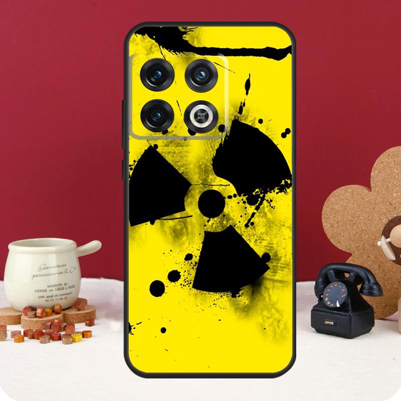 Nuclear Radiation Emblem Cover For OnePlus Nord 4 CE 3 2 Lite N30 N20 N10 OnePlus 10T 8T 13R 12R 13 12 11 10 Pro Case