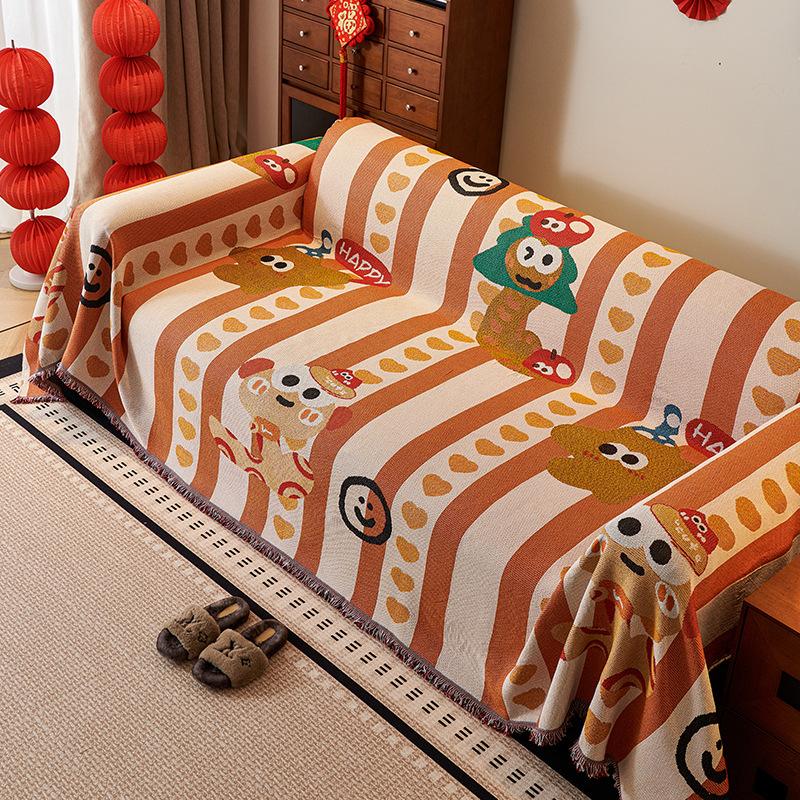Sofa Cover Cloth Towel 2025 Popular New Four-season Universal Anti-cat Scratch Leather Sofa Special Cover Cushion Blanket