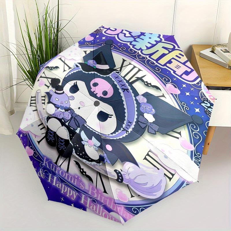 

Kuromi,Halloween Automatic Umbrella-Foldable, Durable 8-Bone Design, Compact and Stylish, Great for Camping, Halloween, Christmas, Mother s