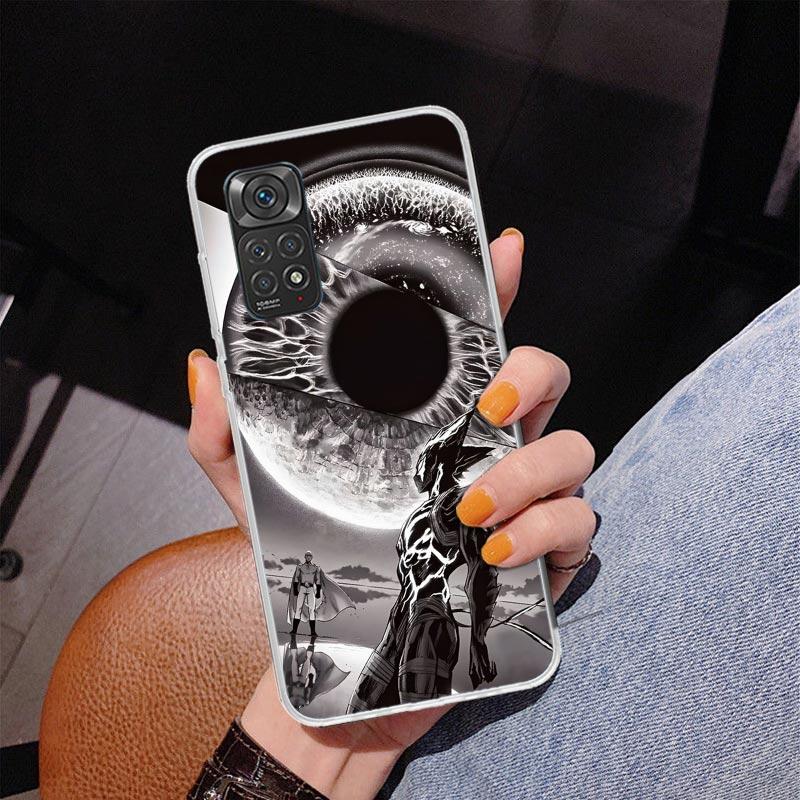 

One-Punch Man Anime Phone Case For Xiaomi Redmi Note 15 14 13 12S 12 11 Pro Plus 14S 11S 11E 10 10S 11T 5G Personalized Cover Re Redmi Note 14 Pro 5G