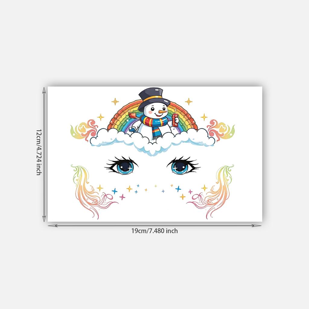 Tattoo Stickers Waterproof Women Lasting Cute Personality Christmas Makeup Face Stickers Tattoo Stickers