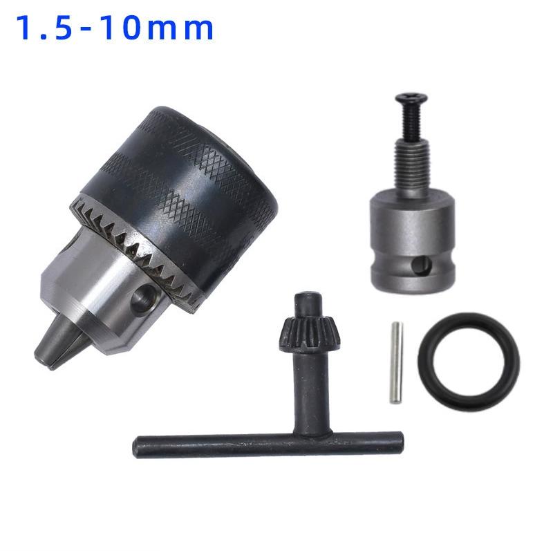 1 Set Bohrfutteradapter 3/8"-24Unf Schlagadapter 1/2" Vierkantantrieb Metall Präziser Bohrfutterkonverter