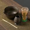 Gruby ceramiczny Stojak na pędzel do herbaty Zestaw miseczek do matchy Song Japońskie Narzędzia do matchy Instrumenty do degustacji herbaty Akcesoria do ceremonii herbaty