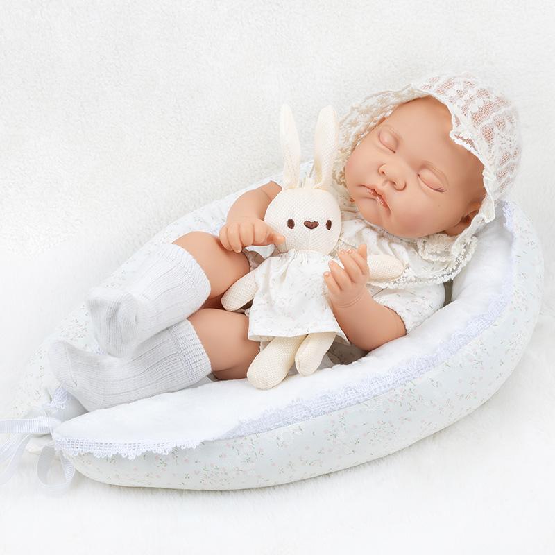 Cross-border New 18-inch Large Rebirth Doll Washable Baby Doll Fashion Change Vinyl Doll