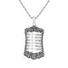 Mens Womens Adjustable Chain Necklace With Rotating Abacus Bead Pendant Pixiu Charm Vintage Style