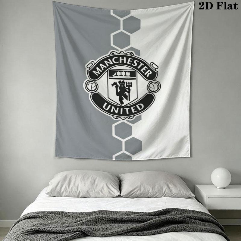 Fearless MUFC CrewWall Hanging Printed Fabric Blanket Decorative Tapestries for Bedroom Living Room Home Decor