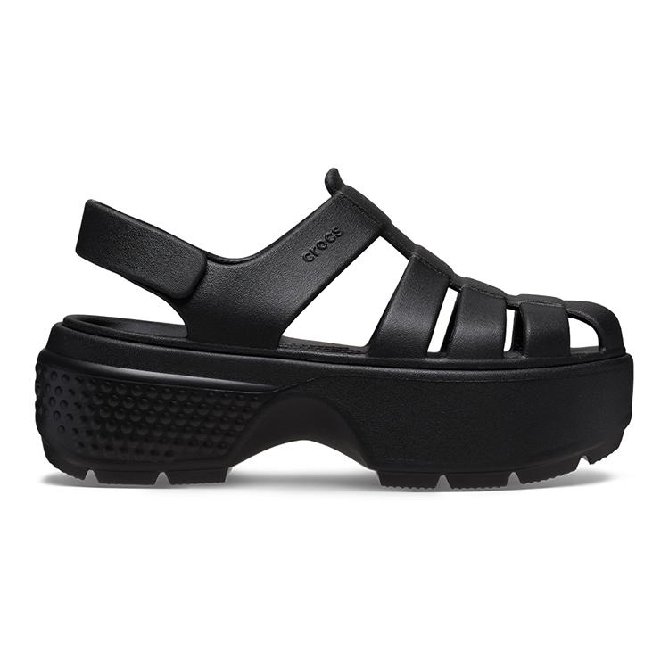 Crocs Stomp Fisherman Sandals 'Black' Women's 209938-001