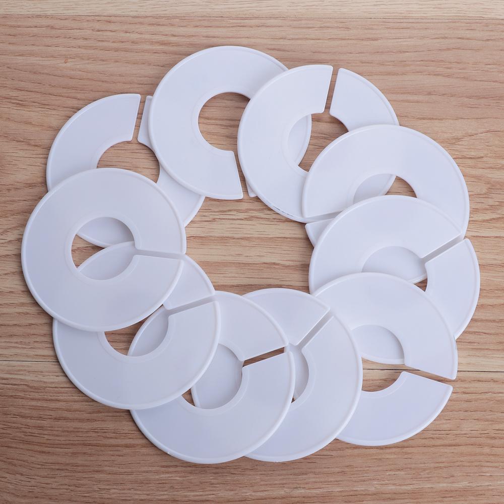 5PCS Plastic DIY Clothing Hangers Rack Dividers Garment Tags Buckles Hanger Wardrobe Size Dividers Hang Tags Size Marking Ring
