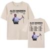 Alex Warren Billigere enn terapi-turné T-skjorte Dame Herre Klær Sommer Bomull Løse Mote T-skjorter O-hals Sanger Trykk T-skjorte