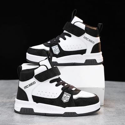 2025 New Fashion Kids Sneakers Boys Girls Casual Board Shoes High Top Running Sports Shoes Children Non-slip Basketball Sneakers