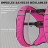 Weighted Vest, 8 kg, Storage Pocket, Oxford Fabric, Metallic Sand, Pink