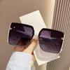 Vintage Women's Sunglasses for Female Retro Square Sunglasses Shades Large Frame Sunglasses