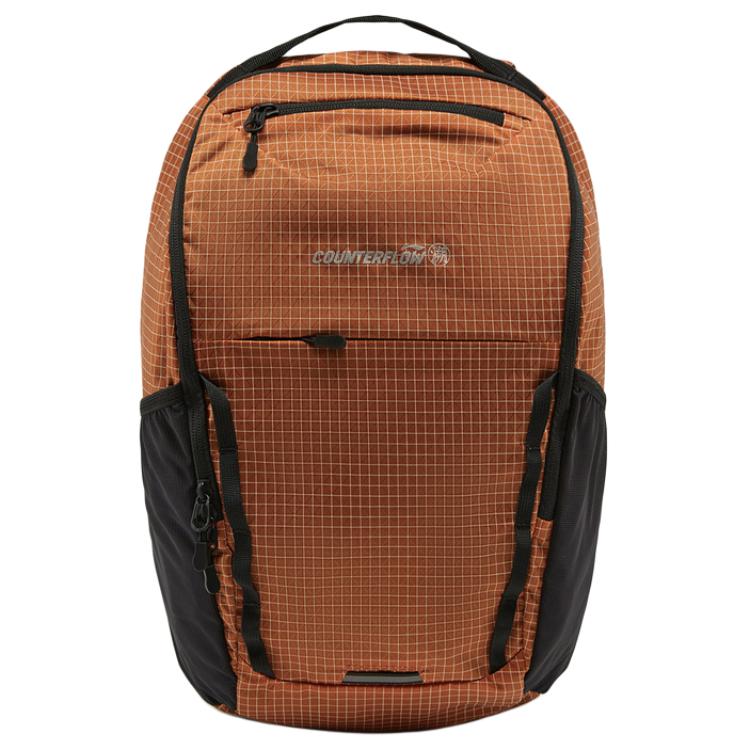 Li Ning Outdoor CF Tracing Polyester Backpack Unisex Flame Orange ABSW307-2