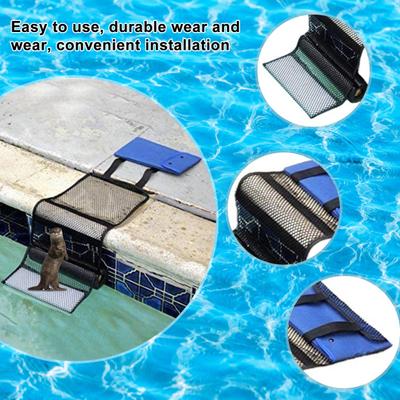 Tier-Pool-Fluchtrampe, wasserdicht, verschleißfest, kratzfest, große Reibung, rutschfest, Rettung für kleine Tiere, Schwimmbadzubehör