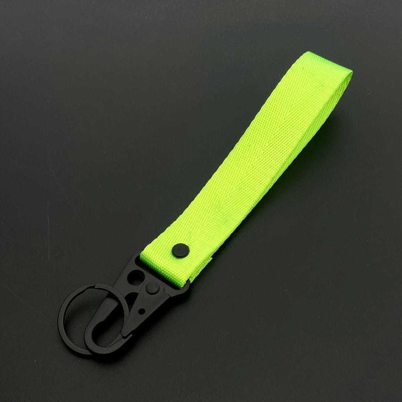 Keychain Wrist Strap Heavy Duty Colorful Nylon Webbing Strong Hanging Lanyard for Phone Wallet Travel Accessories