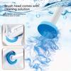 Toilet Brush and Bracket Set, Disposable Cleaning Brush Head, Wall Mounted Toilet Brush Set, with Fragrance, Bathroom Cleaning Tools